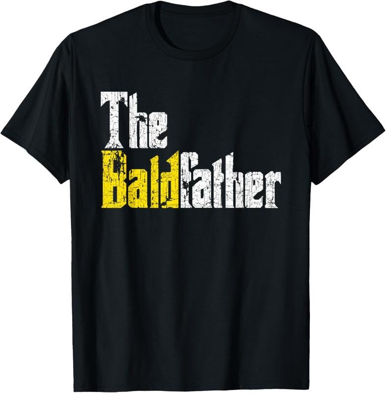 100% Cotton The Baldfather Funny Birthday for Bald Men T-Shirt Hoodie, Sweatshirt | HypeCrazeTee.com