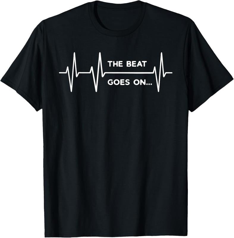 100% Cotton The Beat goes on..Heartbeat Rehab After Surgery Heart OP T-Shirt Hoodie, Sweatshirt | HypeCrazeTee.com