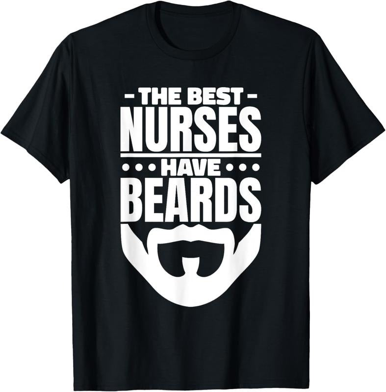 100% Cotton The Best Nurses Have Beards Nursing Student And Nurse Men T-Shirt Hoodie, Sweatshirt | HypeCrazeTee.com