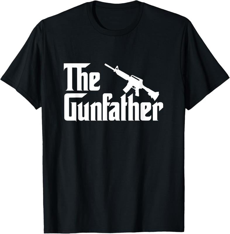 100% Cotton The Gun Father T-Shirt Funny Gun Owner Shirts For Dad T-Shirt Hoodie, Sweatshirt | HypeCrazeTee.com