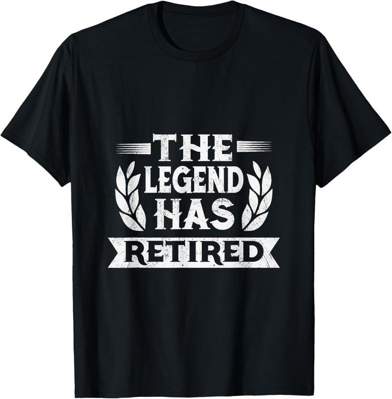 100% Cotton The Legend Has Retired 2024 Retirement Retire T-Shirt Hoodie, Sweatshirt | HypeCrazeTee.com