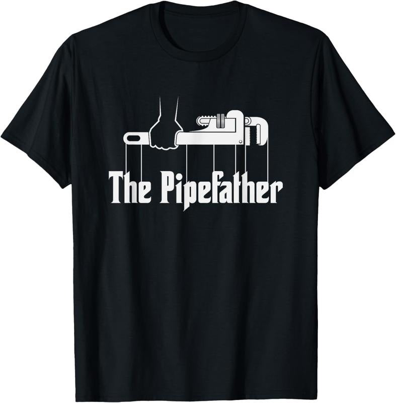 100% Cotton The Pipefather - Funny plumber T-Shirt Hoodie, Sweatshirt | HypeCrazeTee.com