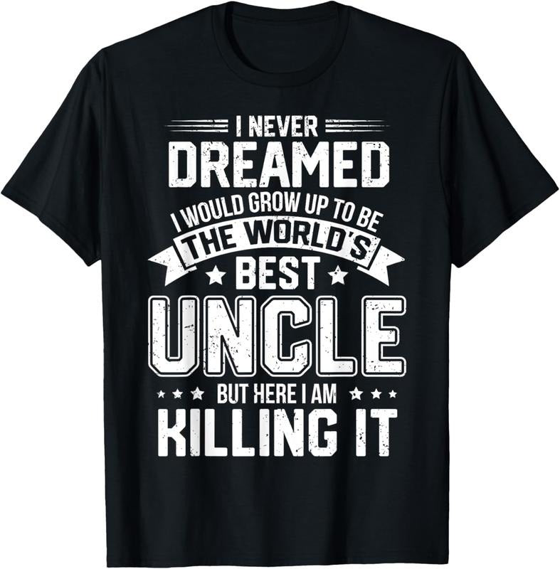 100% Cotton The World's Best Uncle - Funny Uncle T-Shirt Hoodie, Sweatshirt | HypeCrazeTee.com