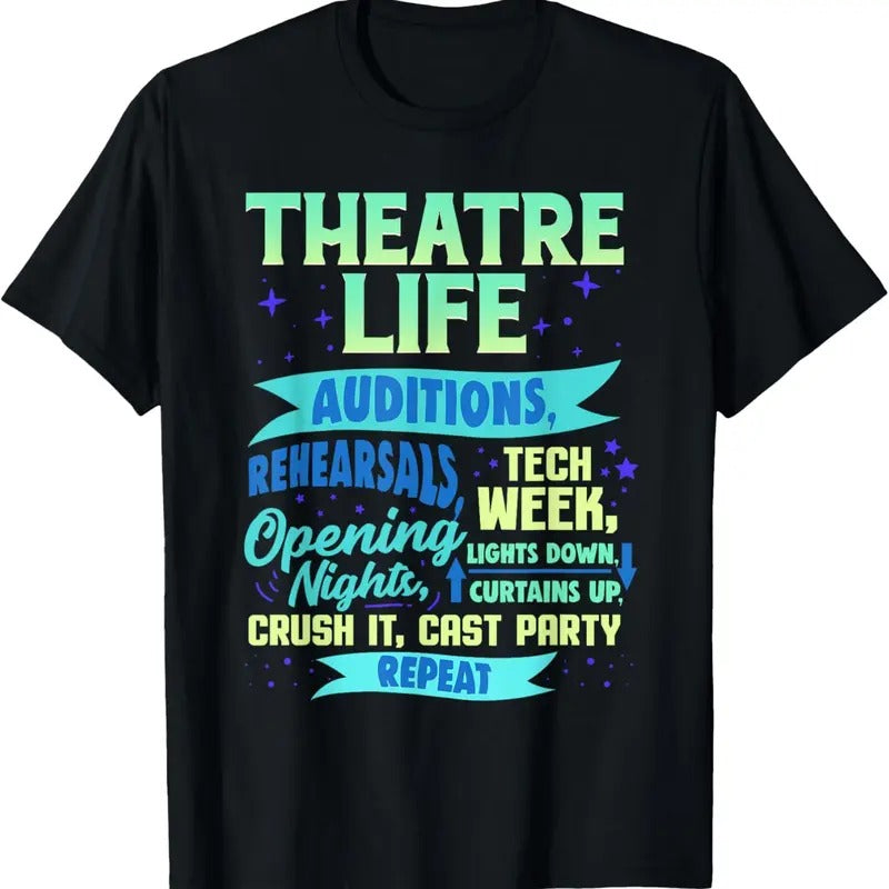 100% Cotton Theatre Nerd Actor Gift Shirt Funny Musical Theater Thespian T-Shirt Hoodie, Sweatshirt | HypeCrazeTee.com