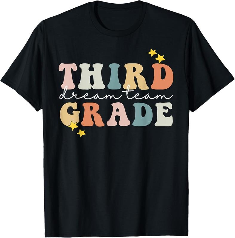 100% Cotton Third Grade Dream Team Teacher Students 100th Day of School T-Shirt Hoodie, Sweatshirt | HypeCrazeTee.com