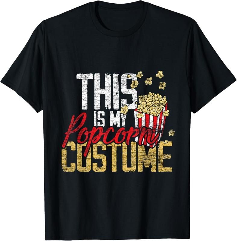 100% Cotton This Is My Popcorn Costume T-Shirt Hoodie, Sweatshirt | HypeCrazeTee.com