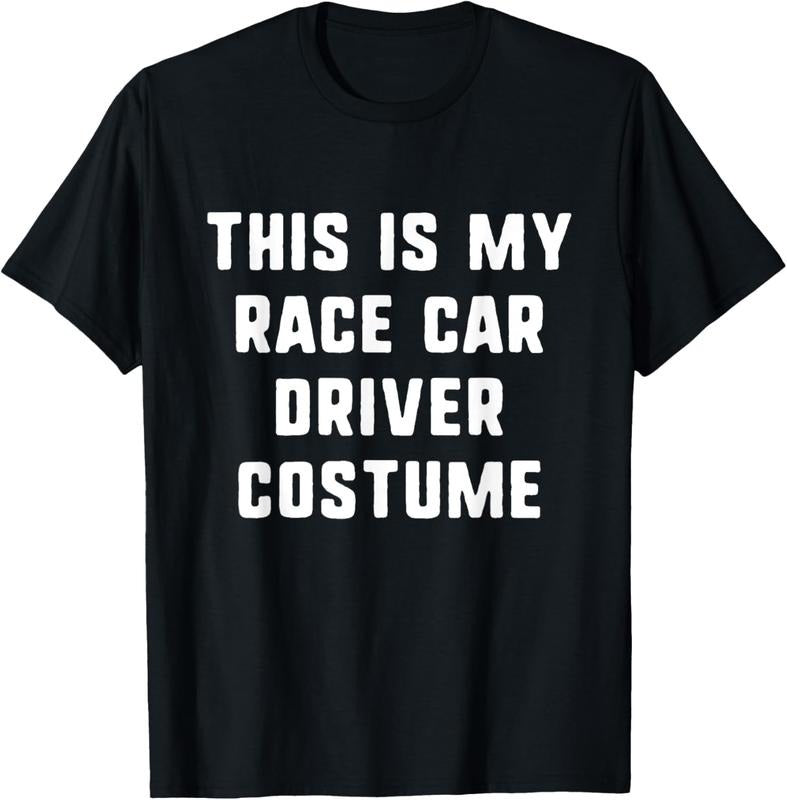 100% Cotton This Is My Race Car Driver Halloween Costume Funny RaceCar T-Shirt Hoodie, Sweatshirt | HypeCrazeTee.com