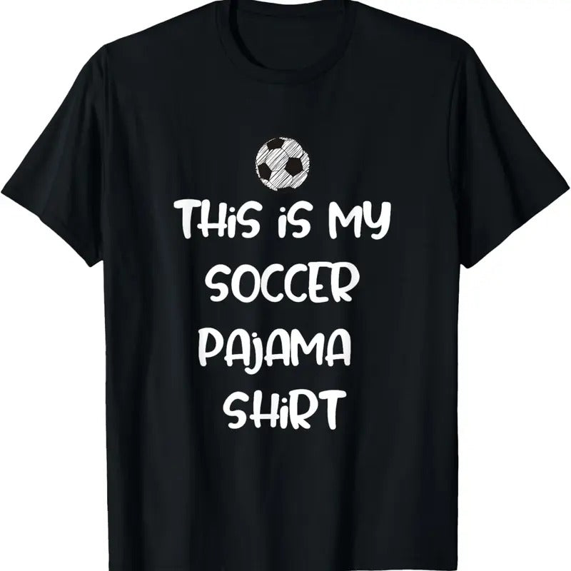 100% Cotton This is My Soccer Pajama Shirt for Players Teens Boys Girls T-Shirt Hoodie, Sweatshirt | HypeCrazeTee.com