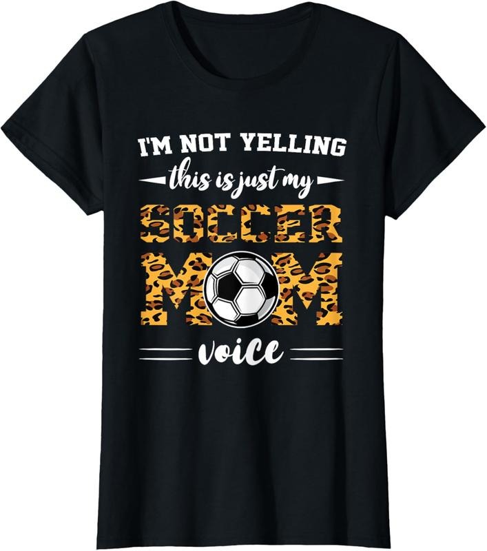 100% Cotton This is just my Soccer Mom voice Soccer Mom T-Shirt Hoodie, Sweatshirt | HypeCrazeTee.com