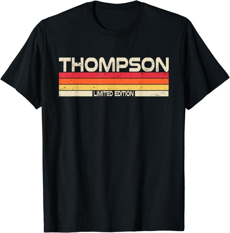 [100% Cotton]Thompson Surname Birthday Family Reunion 80s 90s Sunset T-Shirt Hoodie, Sweatshirt | HypeCrazeTee.com