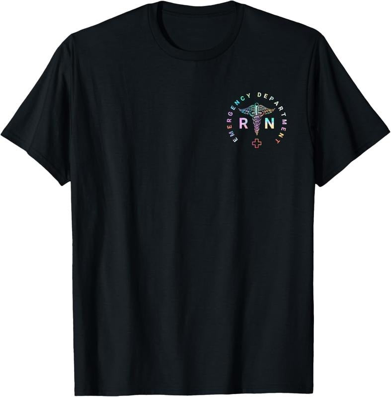 100% Cotton Tie Dye Emergency Department RN Sweatshirt, Registered Nurse T-Shirt Hoodie | HypeCrazeTee.com