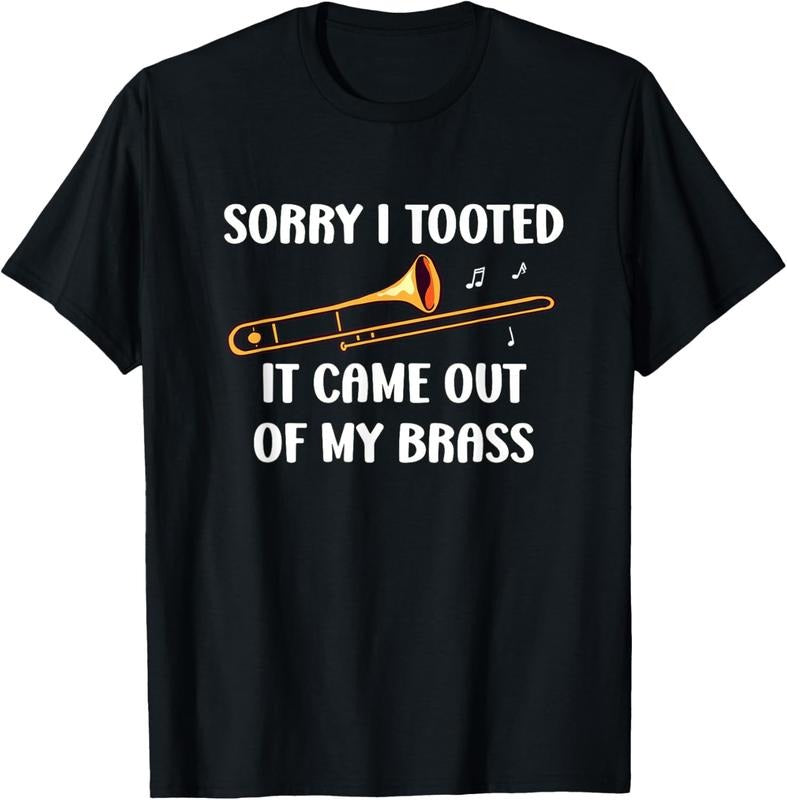 100% Cotton Trombone T-Shirt Hoodie, Sweatshirt | HypeCrazeTee.com