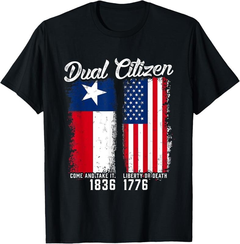 100% Cotton True Texan Dual Citizen Love Texas And America T-Shirt Hoodie, Sweatshirt | HypeCrazeTee.com