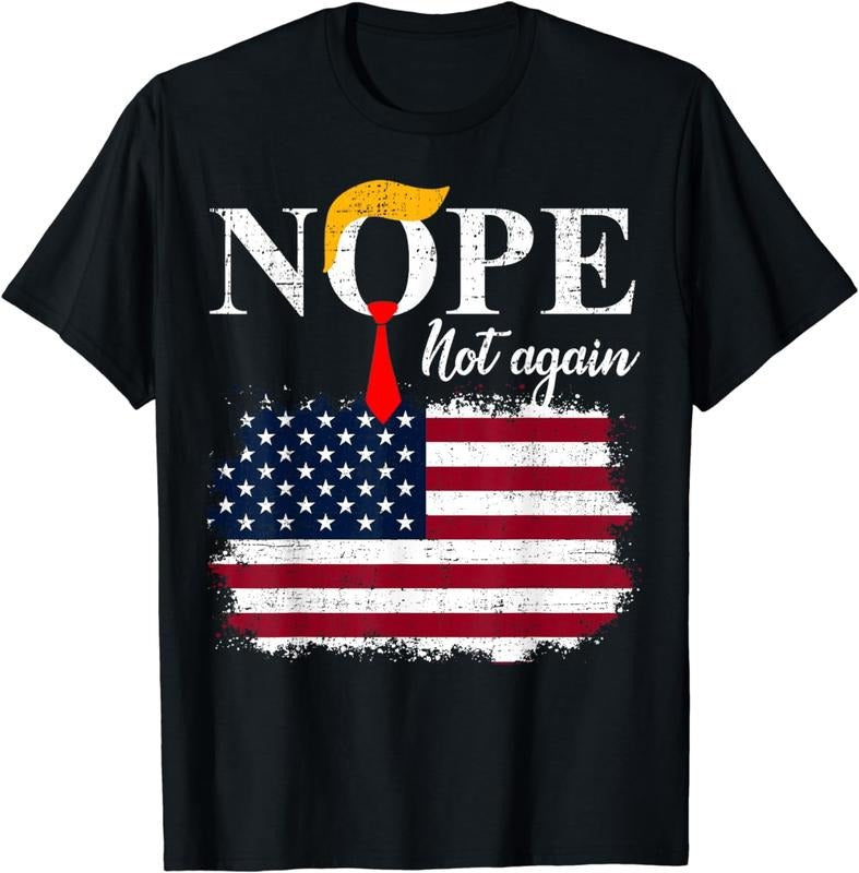[100% Cotton]USA Nope Not Again T-Shirt Hoodie, Sweatshirt | HypeCrazeTee.com