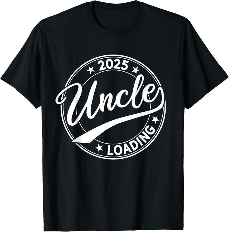 100% Cotton Uncle 2025 Loading Soon to be Uncle Est. 2025 T-Shirt Hoodie, Sweatshirt | HypeCrazeTee.com