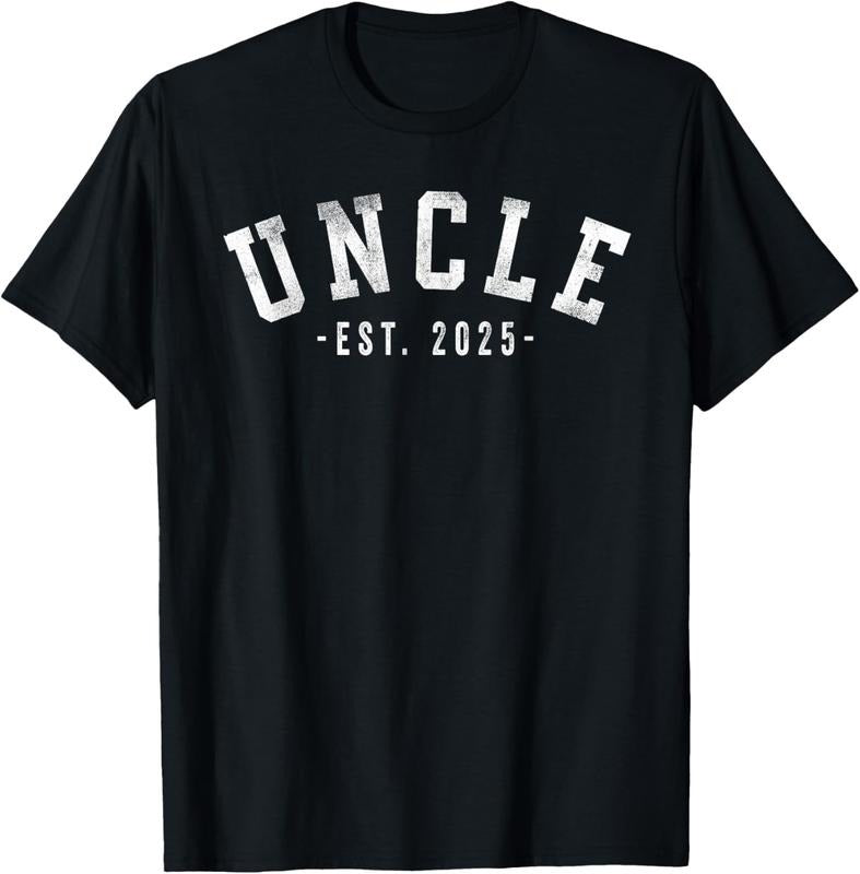 100% Cotton Uncle 2025 Uncle To Be New Uncle Gifts Classic Bold Font T-Shirt Hoodie, Sweatshirt | HypeCrazeTee.com