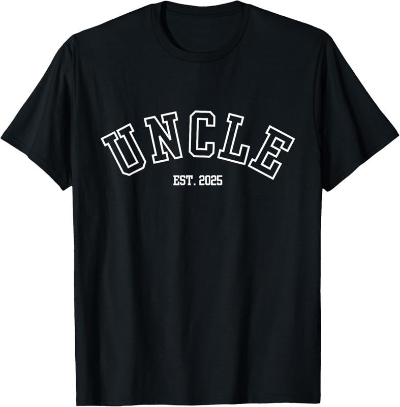 100% Cotton Uncle Est. 2025 New Uncle Announcement T-Shirt Hoodie, Sweatshirt | HypeCrazeTee.com