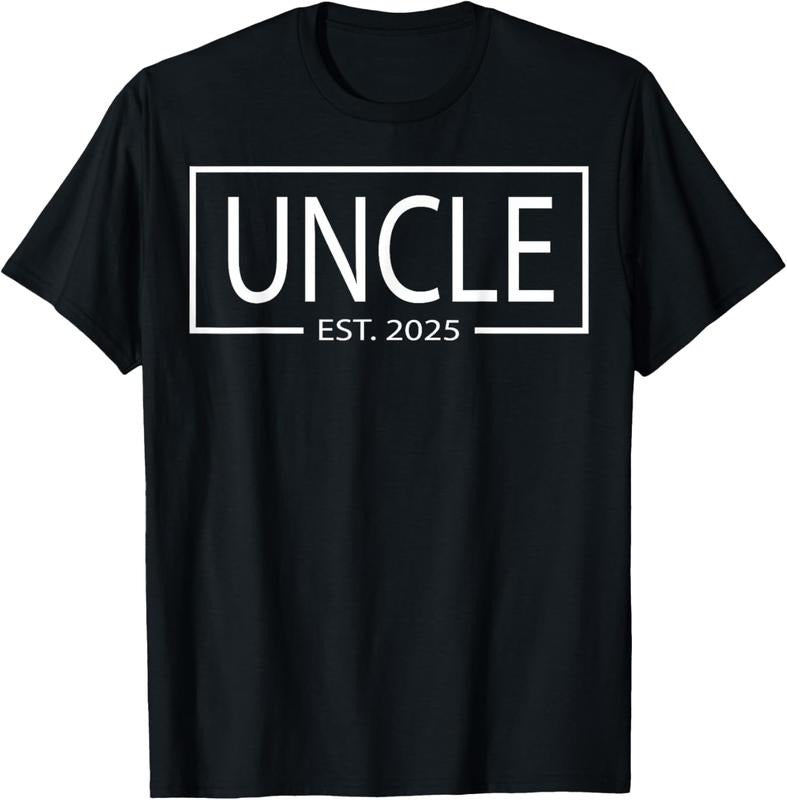 100% Cotton Uncle Est. 2025 Expect  2025 Uncle 2025 New Uncle 2025 T-Shirt Hoodie, Sweatshirt | HypeCrazeTee.com