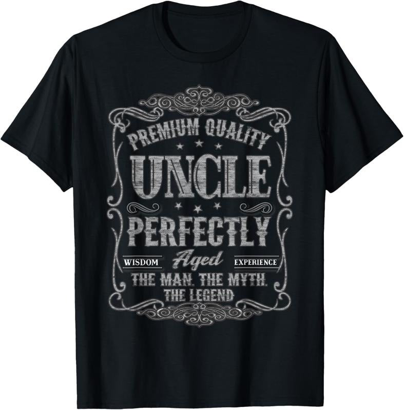 100% Cotton Uncle Perfectly Aged Vintage The Man The Myth The Legend T-Shirt Hoodie, Sweatshirt | HypeCrazeTee.com