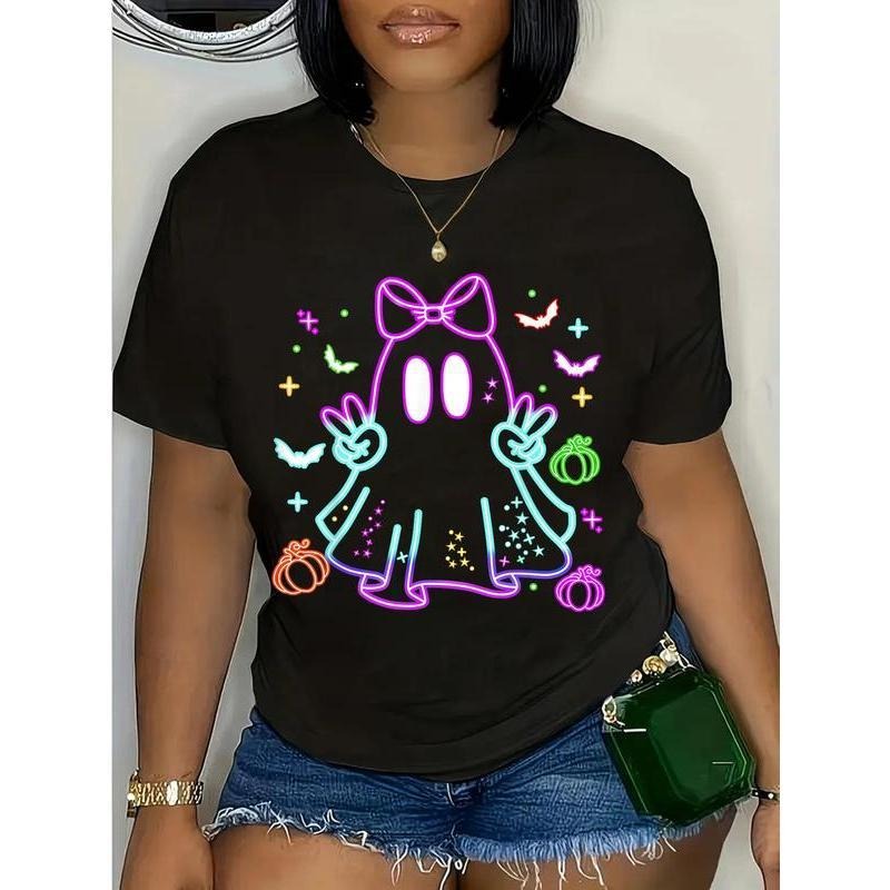 100% Cotton Unisex Boo Ghost Spooky Season Girls Glow In Halloween Night T-Shirt Hoodie, Sweatshirt | HypeCrazeTee.com