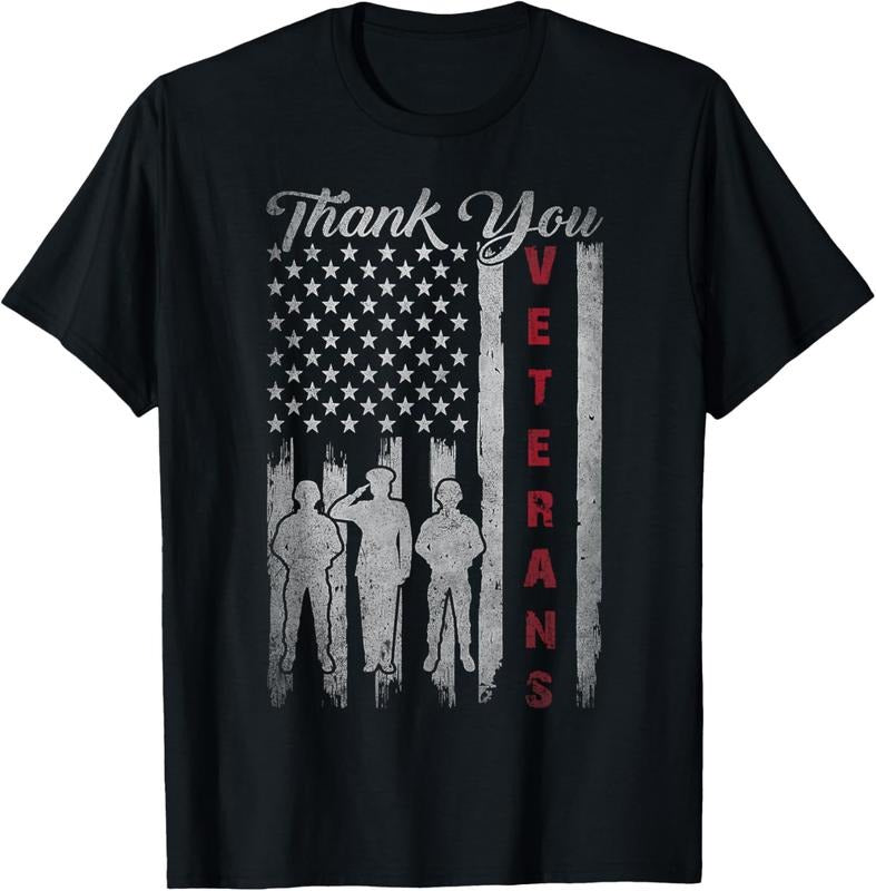 100% Cotton Veterans Day Thank You Veterans Proud Patriotic USA Flag T-Shirt Hoodie, Sweatshirt | HypeCrazeTee.com