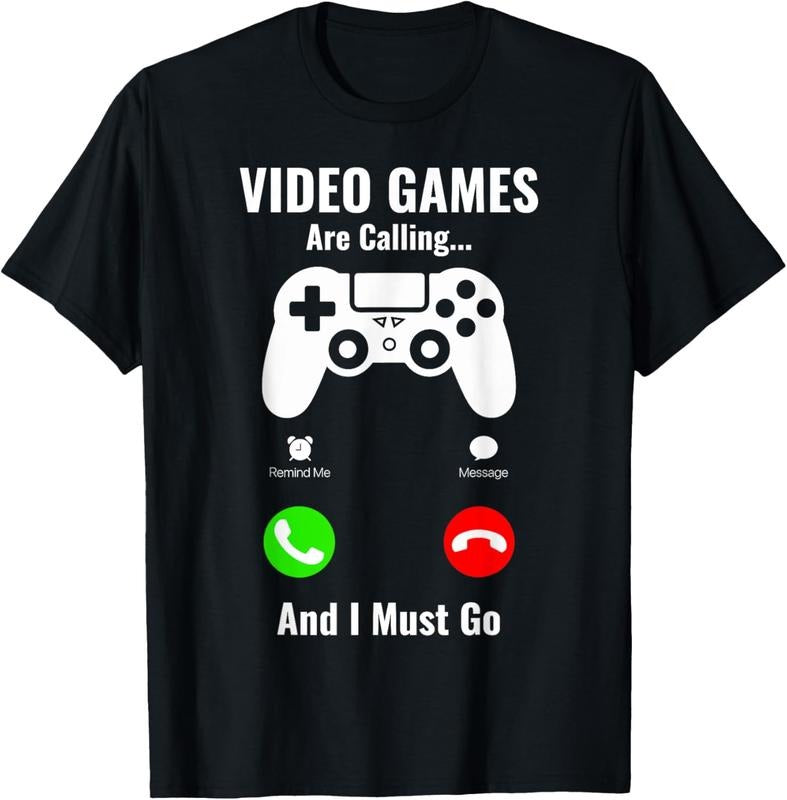 100% Cotton Video Games Are Calling I Must Go T-Shirts, Hoodie, Sweatshirt