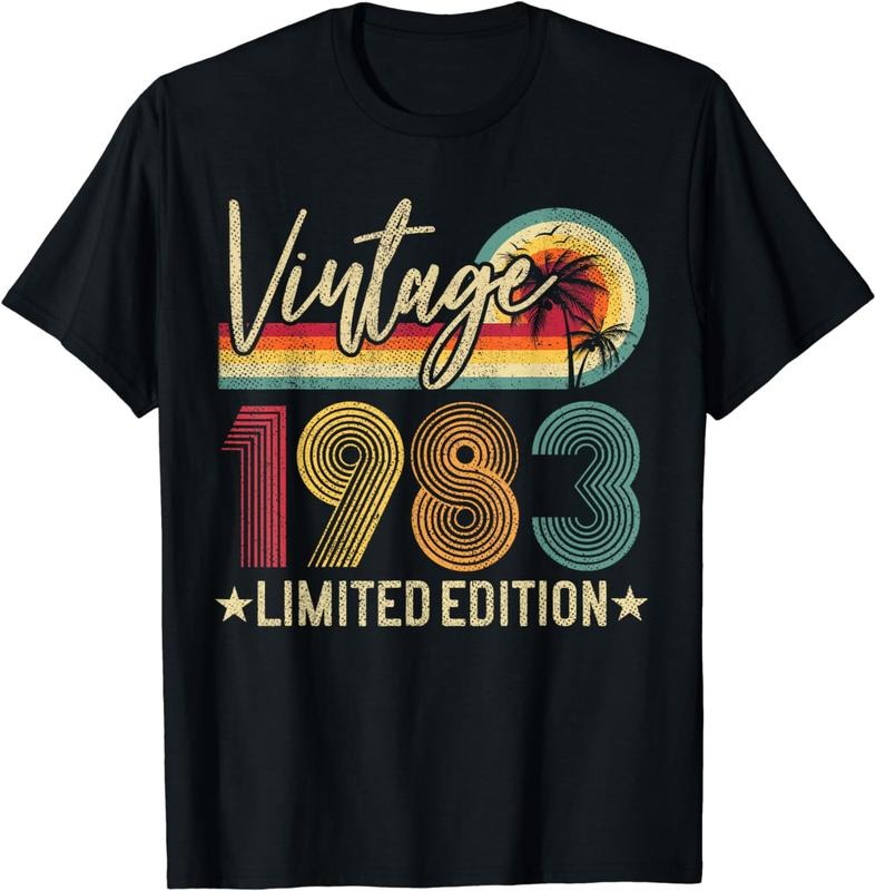 [100% Cotton]Vintage 1983 Limited Edition Men Women T-Shirt Hoodie, Sweatshirt | HypeCrazeTee.com