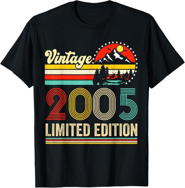 100% Cotton Vintage 2005 Limited Edition 19 years Old 19th Birthday T-Shirt Hoodie, Sweatshirt | HypeCrazeTee.com