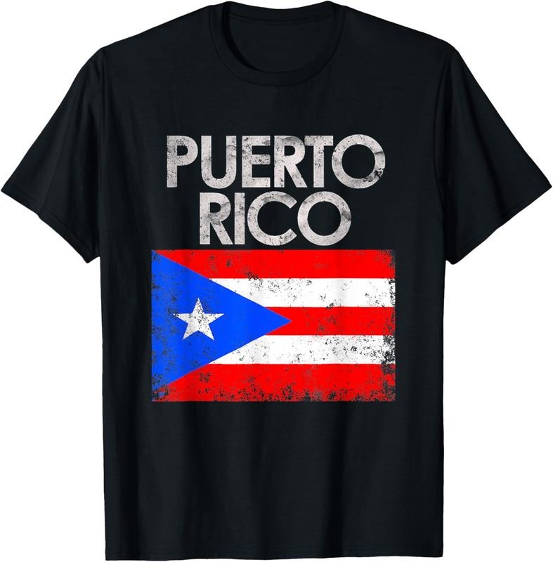 100% Cotton Vintage Puerto Rico Puerto Rican Flag Pride T-Shirt Hoodie, Sweatshirt | HypeCrazeTee.com