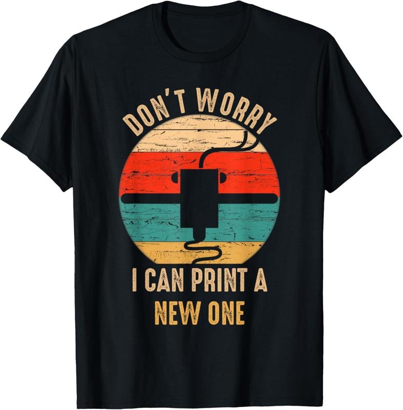 100% Cotton Vintage Retro 3D Printer Geeks T-Shirts, Hoodie, Sweatshirt