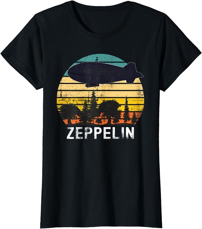 [100% Cotton]Vintage Retro Zeppelin Distressed Dirigible Airship T-Shirts, Hoodie, Sweatshirt