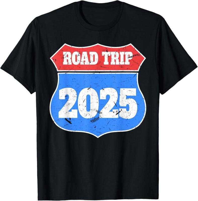 100% Cotton Vintage Road Trip 2025 Travel Men Women  Gift T-Shirt Hoodie, Sweatshirt | HypeCrazeTee.com