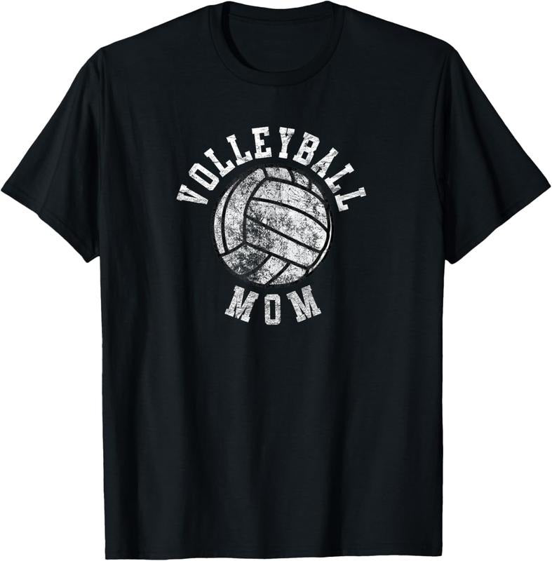 100% Cotton Vintage Volleyball Mom T-Shirt Hoodie, Sweatshirt | HypeCrazeTee.com
