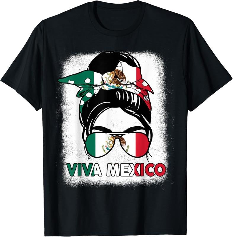 100% Cotton Viva Mexico-Shirt Women Mexican Flag Independence Day T-Shirt Hoodie, Sweatshirt | HypeCrazeTee.com