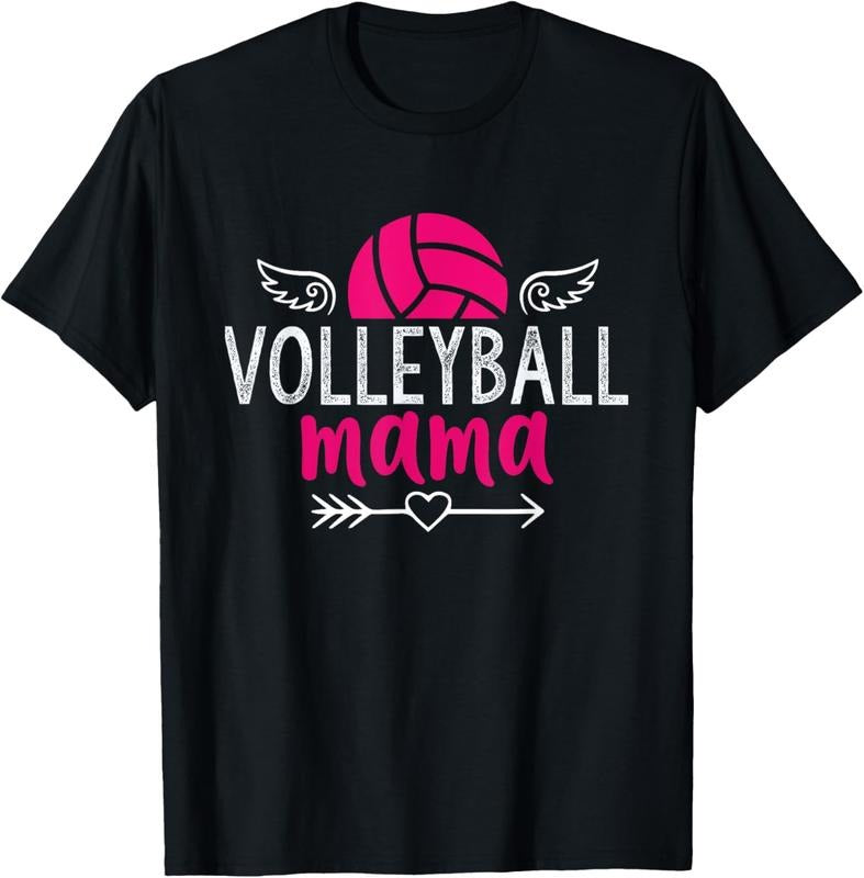 100% Cotton Volleyball Mama Funny Volleyball Lover Women Volleyball Mom T-Shirt Hoodie, Sweatshirt | HypeCrazeTee.com
