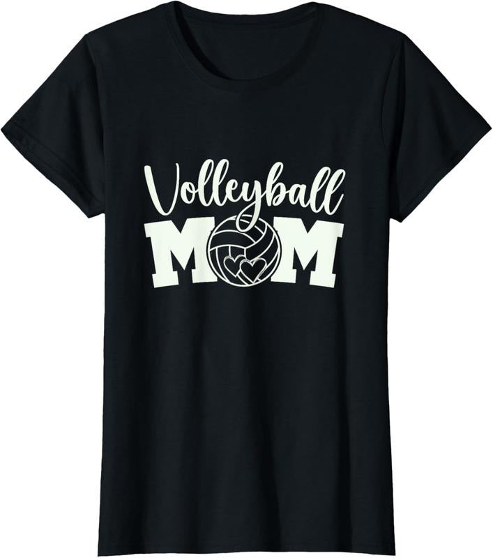 100% Cotton Volleyball Mom Cute Mom Life Volleyball Practice Cheer Mom T-Shirt Hoodie, Sweatshirt | HypeCrazeTee.com