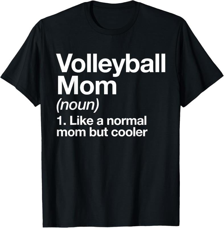 100% Cotton Volleyball Mom Definition Funny & Sassy Sports T-Shirt Hoodie, Sweatshirt | HypeCrazeTee.com