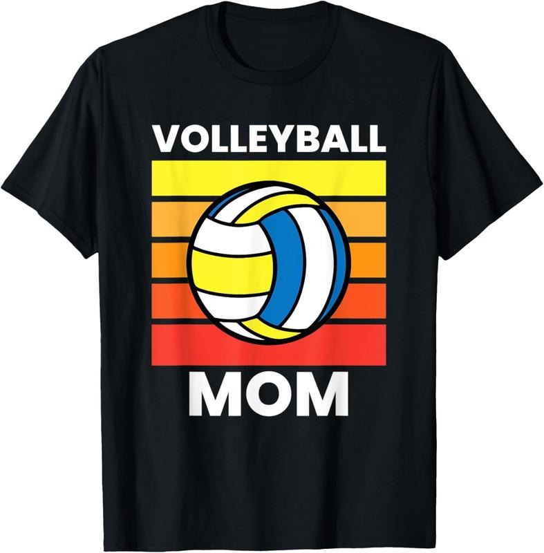 100% Cotton Volleyball Mom Funny Volleyball Mother T-Shirt Hoodie, Sweatshirt | HypeCrazeTee.com