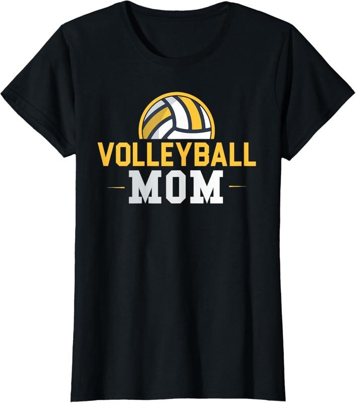 100% Cotton Volleyball Mom Gift Funny Sports Mom Mothers Day T-Shirt Hoodie, Sweatshirt | HypeCrazeTee.com