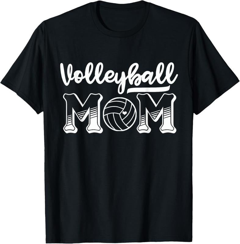 100% Cotton Volleyball Mom Shirt Volleyball T-shirt T-Shirt Hoodie, Sweatshirt | HypeCrazeTee.com