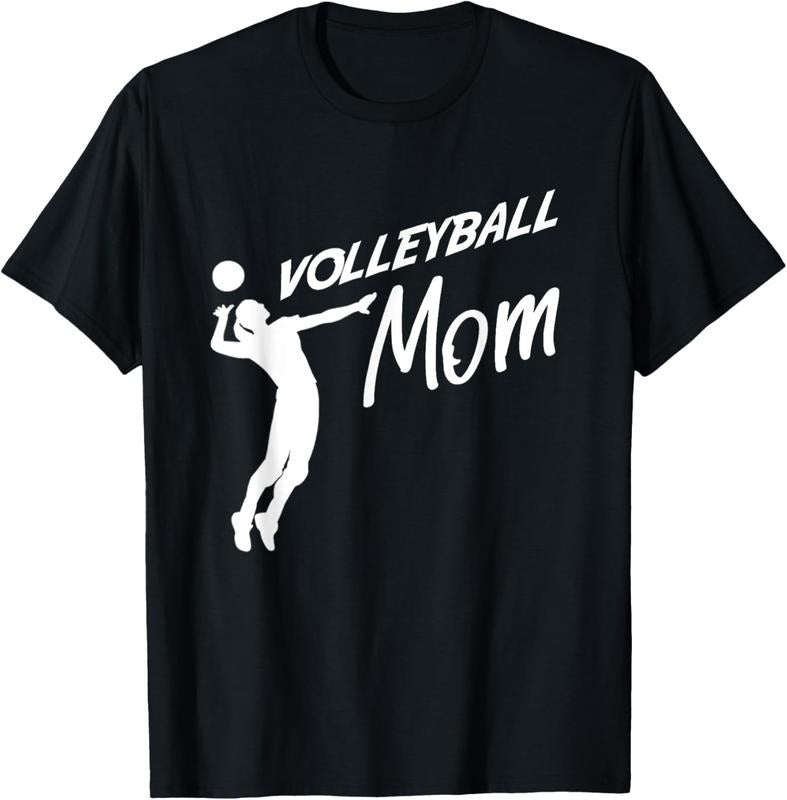 100% Cotton Volleyball Mom T-Shirt Hoodie, Sweatshirt | HypeCrazeTee.com