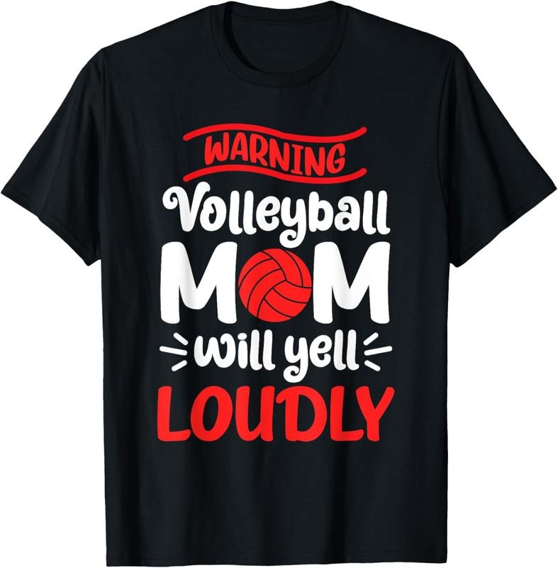 100% Cotton Volleyball Mom Warning Volleyball Mom Will Yell Loudly T-Shirt Hoodie, Sweatshirt | HypeCrazeTee.com