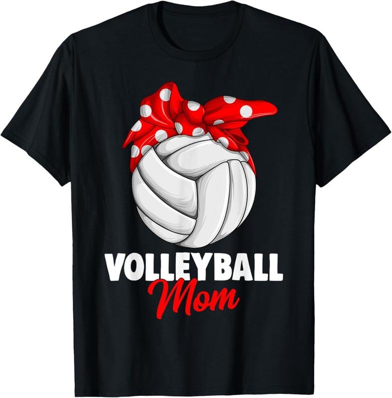 100% Cotton Volleyball Mom Women T-Shirt Hoodie, Sweatshirt | HypeCrazeTee.com