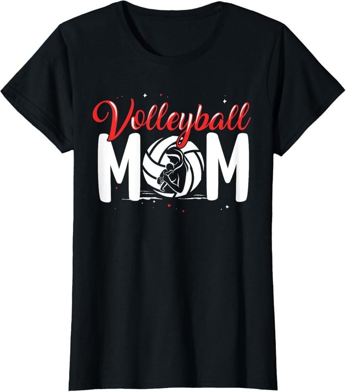100% Cotton Volleyball Player Mom Love Volleyball Mom T-Shirt Hoodie, Sweatshirt | HypeCrazeTee.com