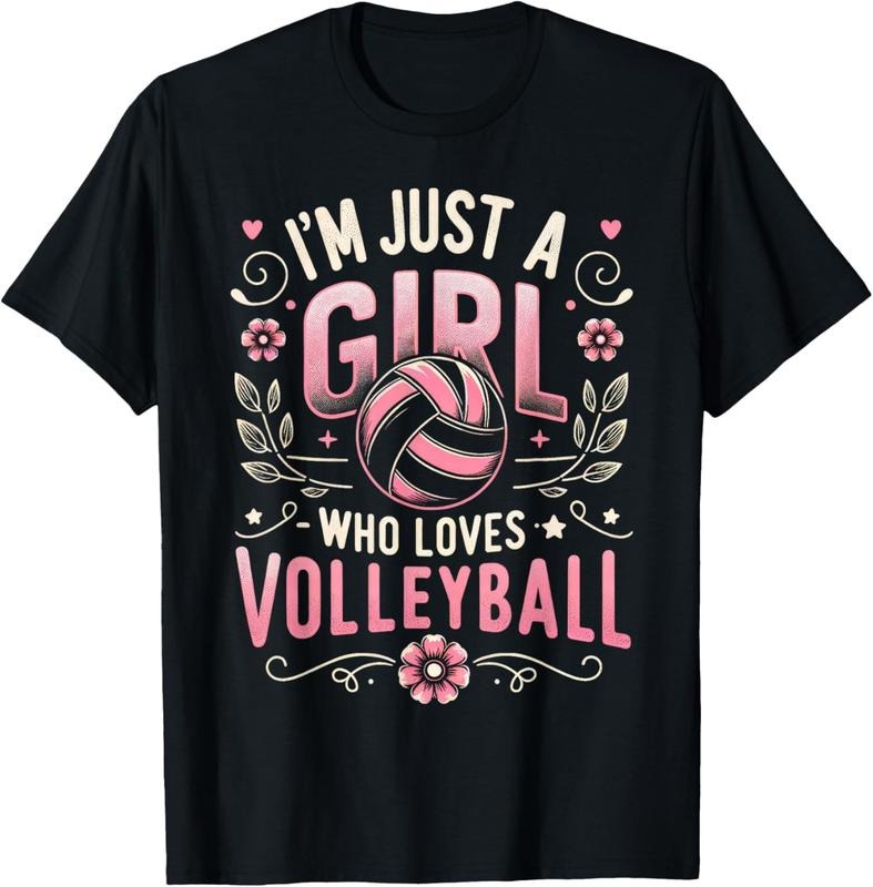 100% Cotton Volleyball Shirt For Teens Women Girl Who Loves Volleyball T-Shirt Hoodie, Sweatshirt | HypeCrazeTee.com