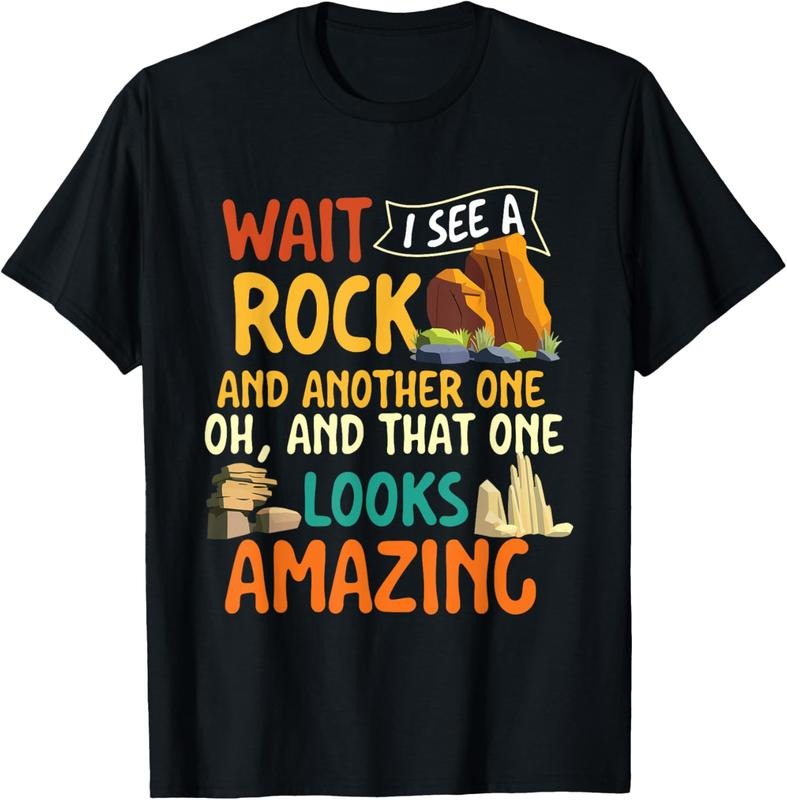 100% Cotton Wait I See A Rock - Rock Collector Geode Hunter Geology T-Shirt Hoodie, Sweatshirt | HypeCrazeTee.com