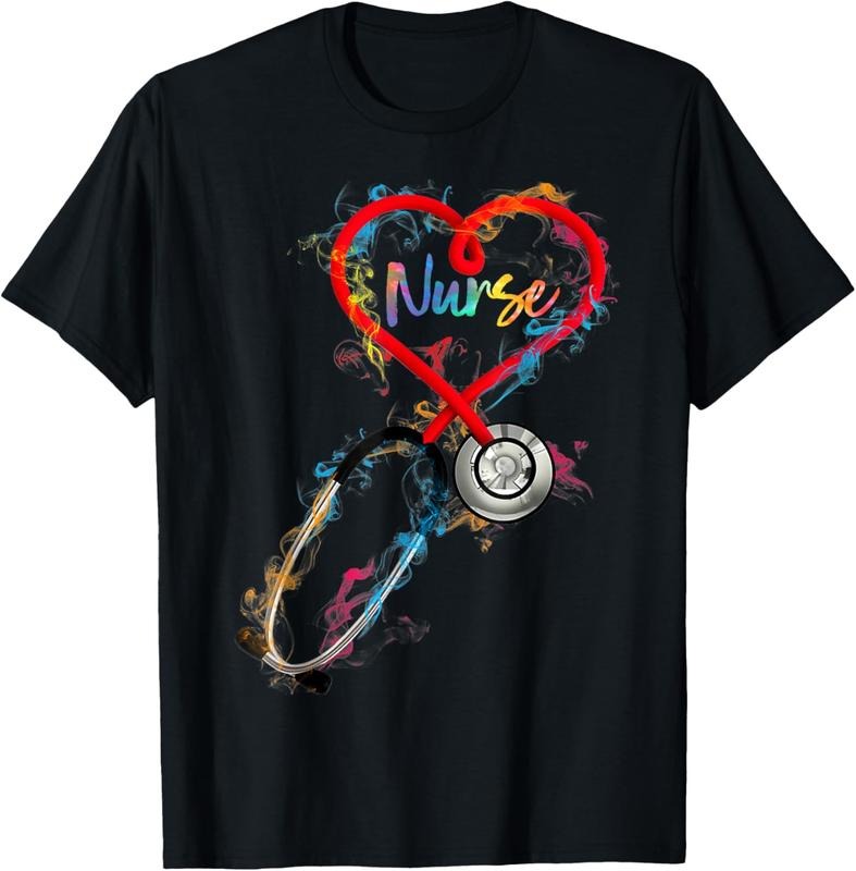 100% Cotton Watercol Nurse Life Nursing Nurse Week 2024 T-Shirt Hoodie, Sweatshirt | HypeCrazeTee.com