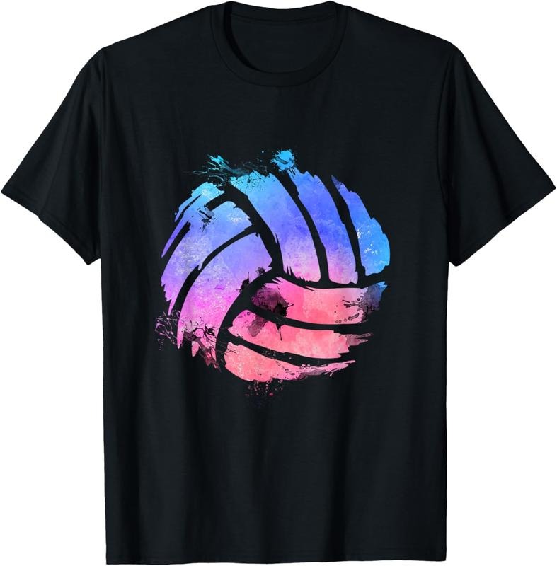 100% Cotton Watercolor Volleyball Lover Beach Volleyball Player T-Shirts, Hoodie, Sweatshirt