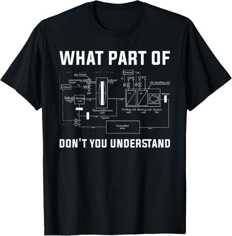 100% Cotton What Part Don't You Understand Ac Tech Funny HVAC Technician T-Shirt Hoodie, Sweatshirt | HypeCrazeTee.com