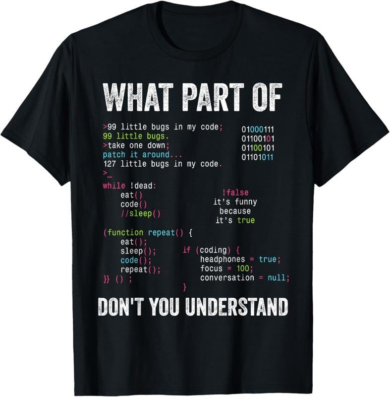 100% Cotton What Part Of Don't You Understand Computer Science Lovers T-Shirt Hoodie, Sweatshirt | HypeCrazeTee.com